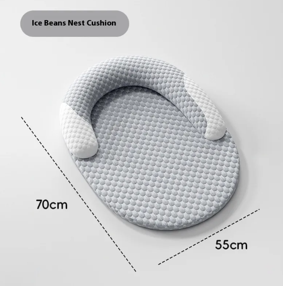 Brighty Fresh Mat Large size cooling dog bed - 70cm x 55cm with breathable surface