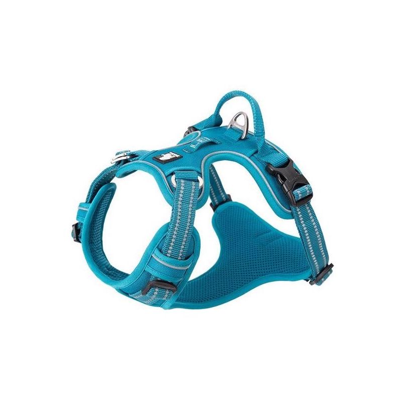 TrueLove Urban Air reflective breathable dog harness – Lake Blue